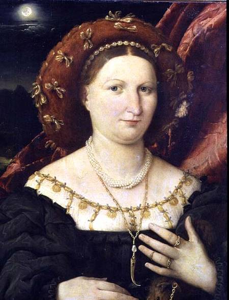 Lorenzo Lotto Portrait of Lucina Brembati